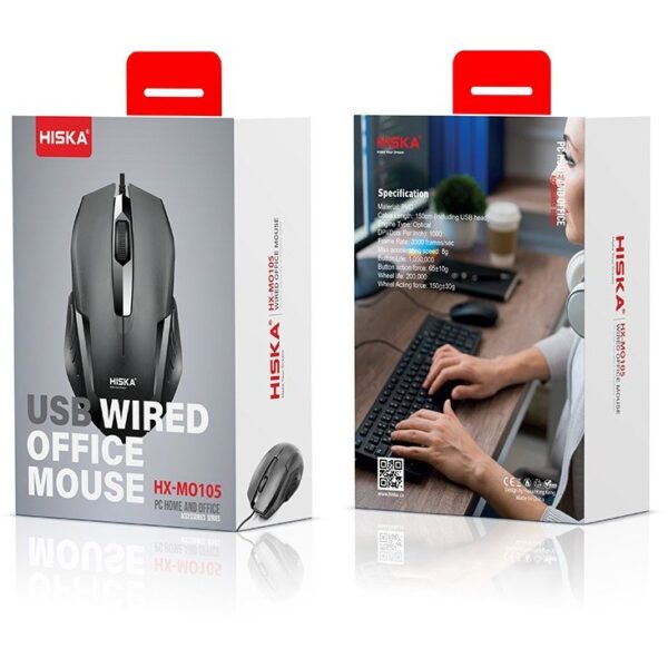ماوس سیمی هیسکا مدل HX-MO105