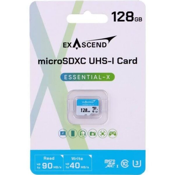 رم میکرو 128 گیگ اگزاسند  Essential-X U3 C10